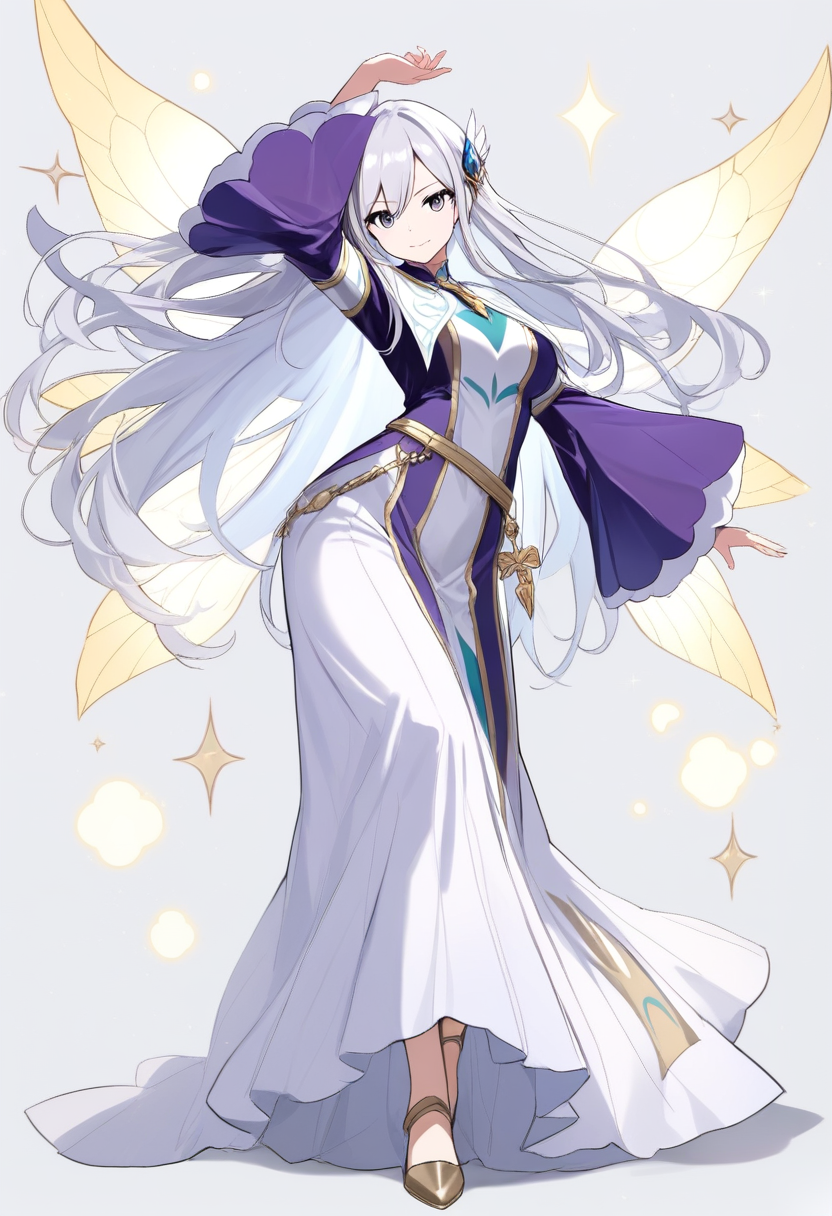 Fairy Tail guild wizard OC showing off their guild mark with a confident pose